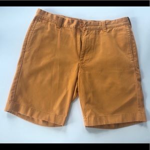 J. Crew Orange Gramercy Flat Front Chinos